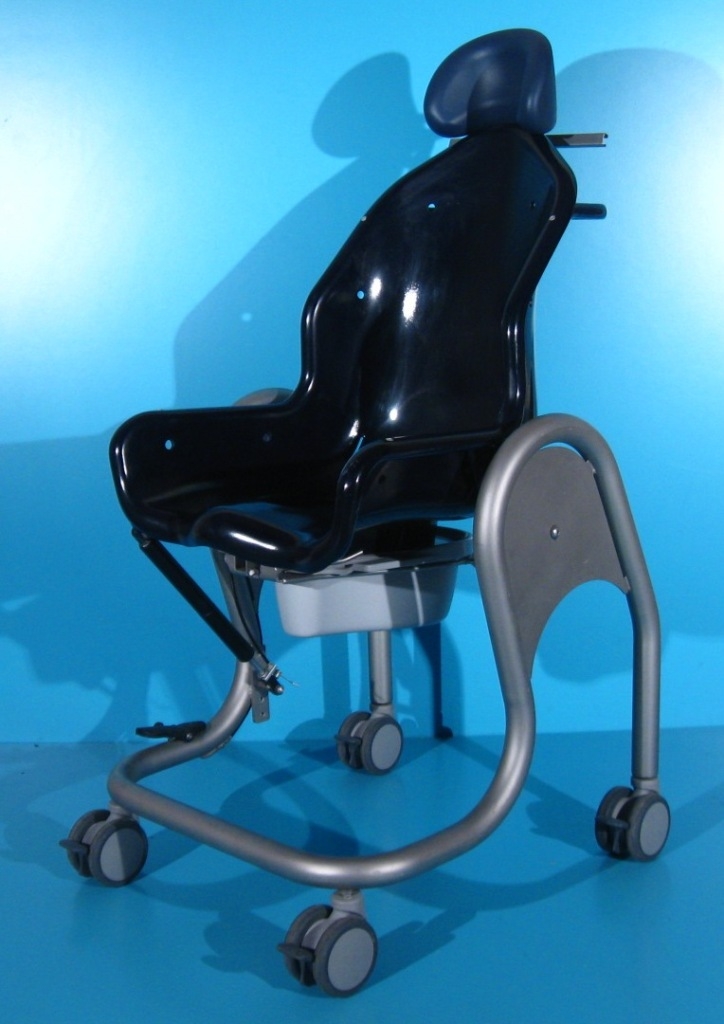 Scaun de dus si WC din aluminiu latime sezut 40 cm