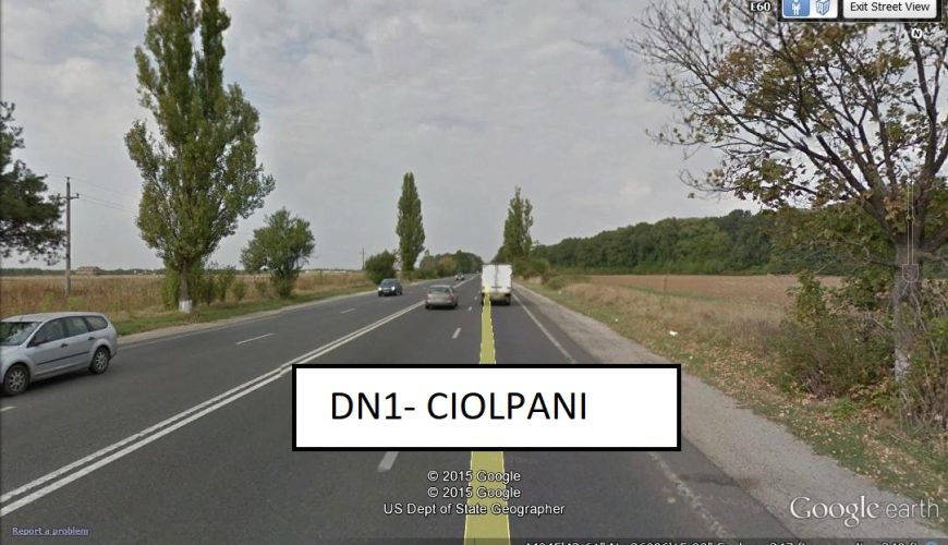 Teren la DN1 Ciolpani Bucuresti 36 Ha intravilan zona mixta