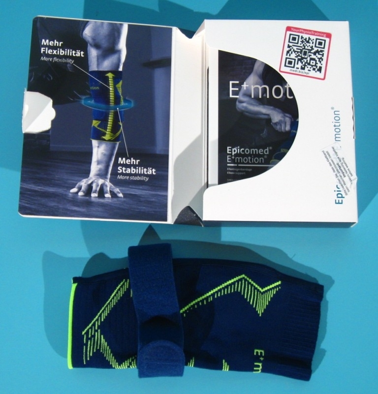 Orteza de cot cu silicon si banda elastica Epicomed E+motion diferite marimi