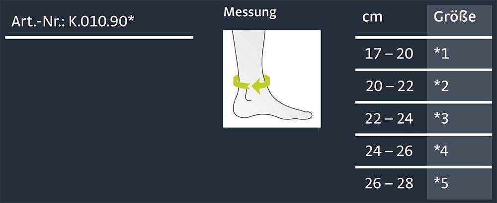 Orteza de glezna cu suporti din silicon – Levamed E+motion