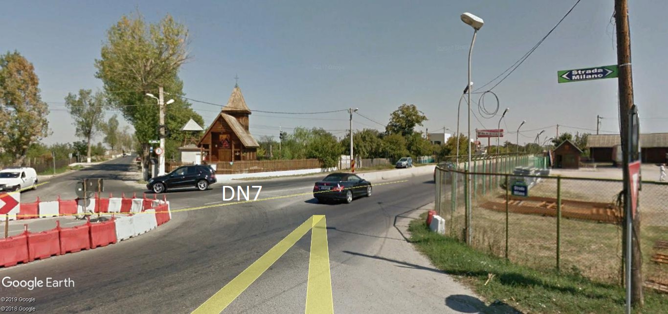 Teren DN7 Chitila Buftea 67000 mp intravilan Industrial Depozitare