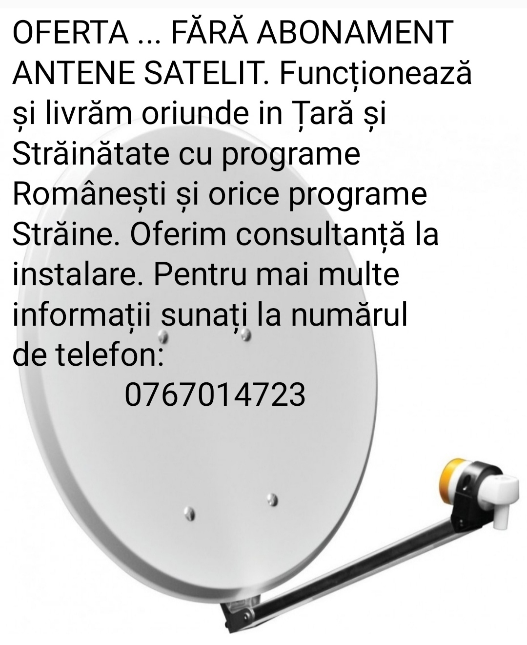 Antene satelit fără abonament