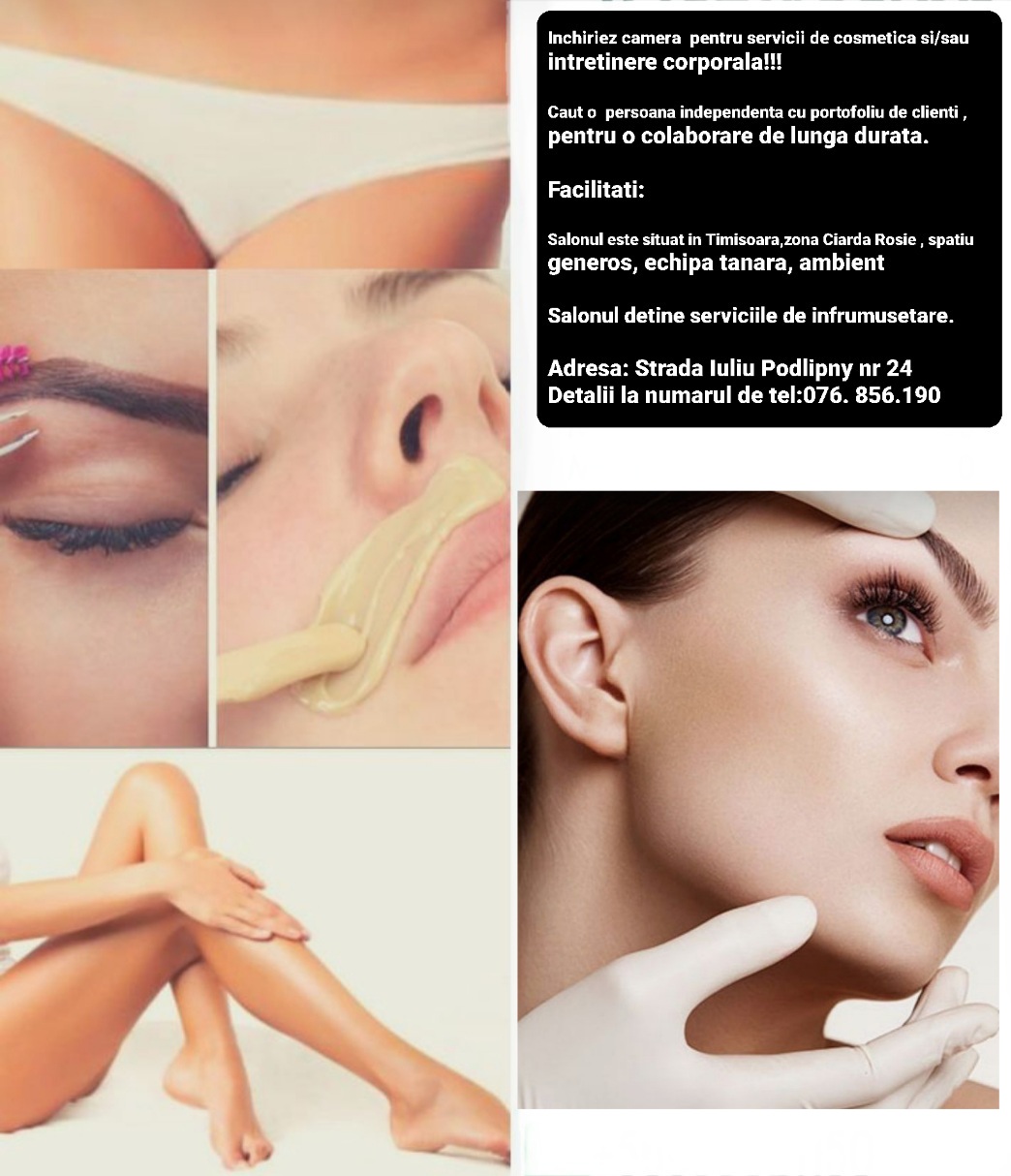 !!Închiriez camera pentru servicii de cosmetica!!
