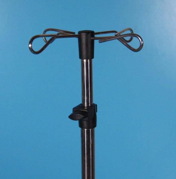 Suport perfuzii din inox cu 4 carlige – Sundo