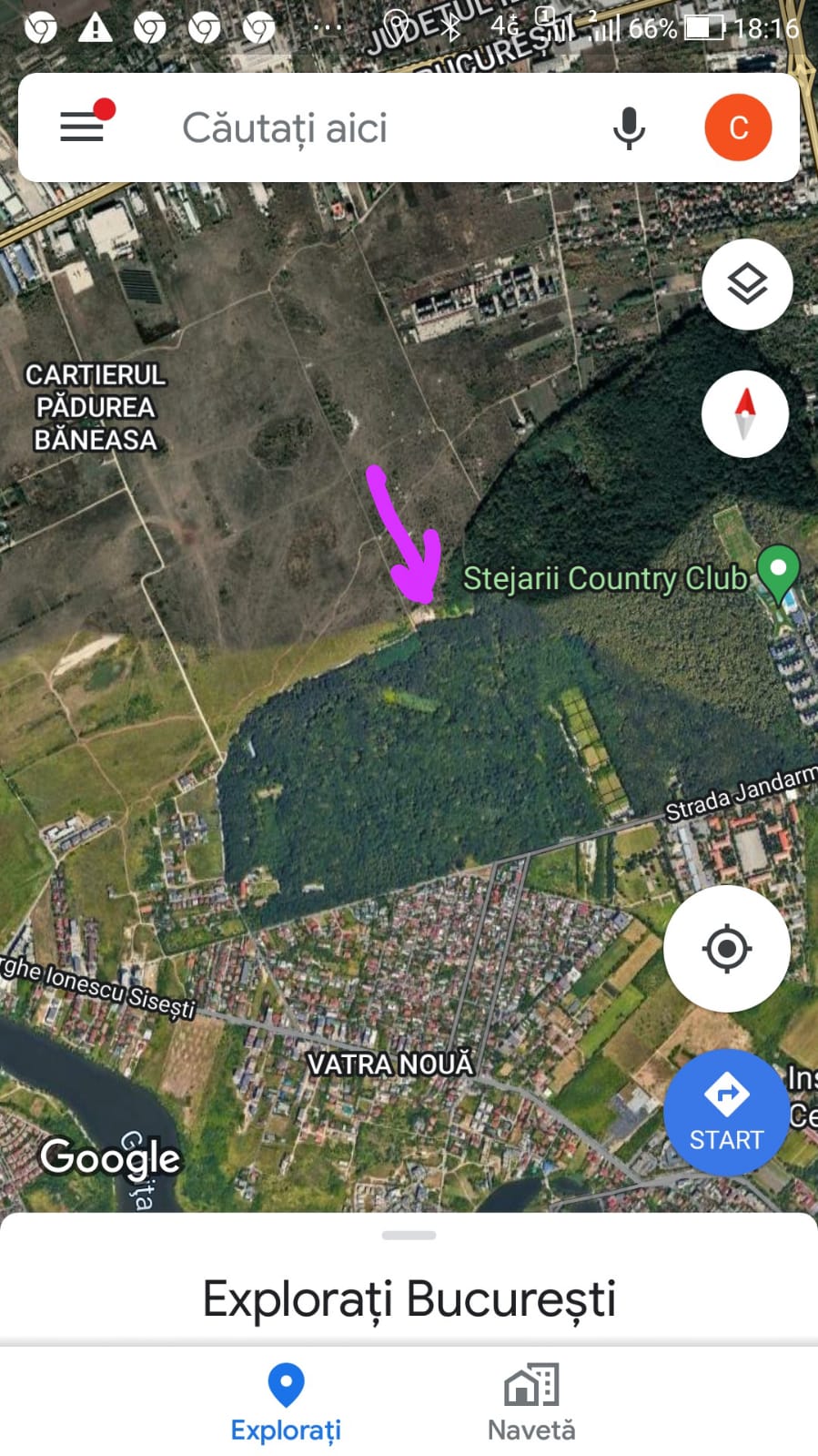 Teren 1314 mp, Bucuresti, sectorul 1, langa Club Stejarii, padurea Baneasa.