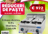 Reducere de Paste la friteuze profesionale HoReCa