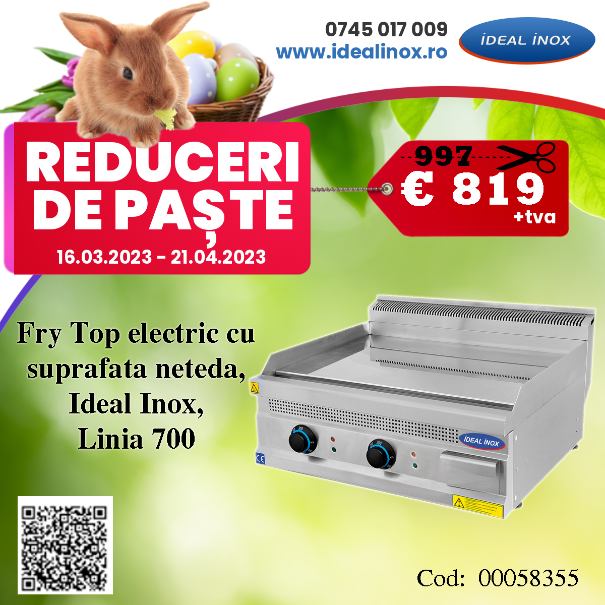 Profita la maxim de REDUCERILE DE PASTE la gratare profesionale