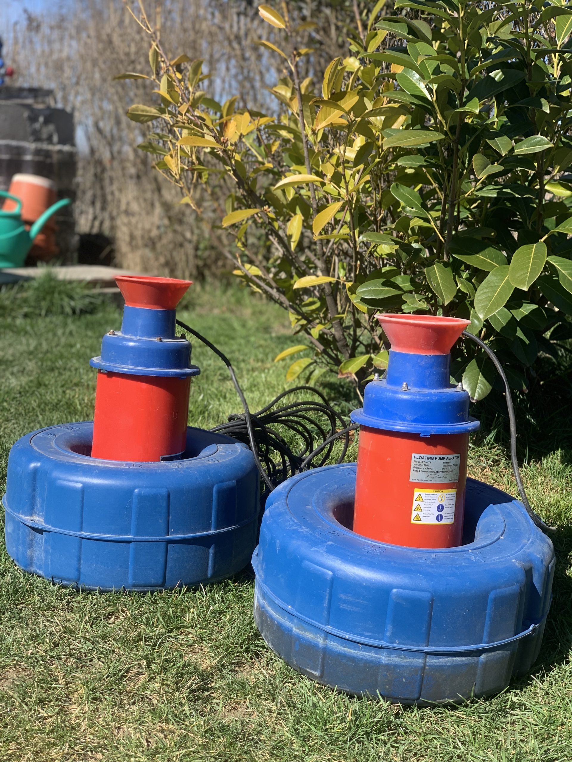 Pompe de oxigen pentru bazine de pesti