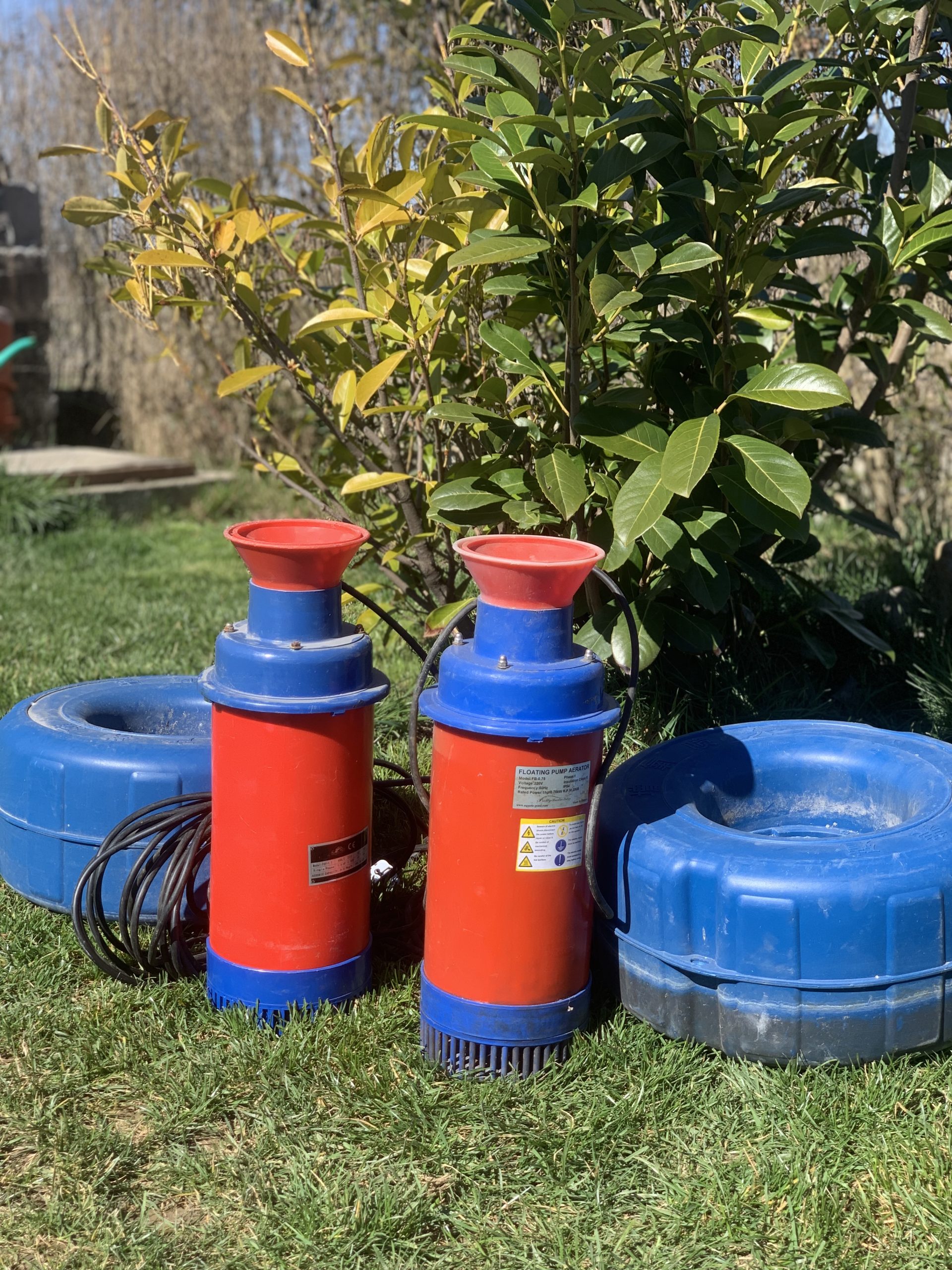 Pompe de oxigen pentru bazine de pesti