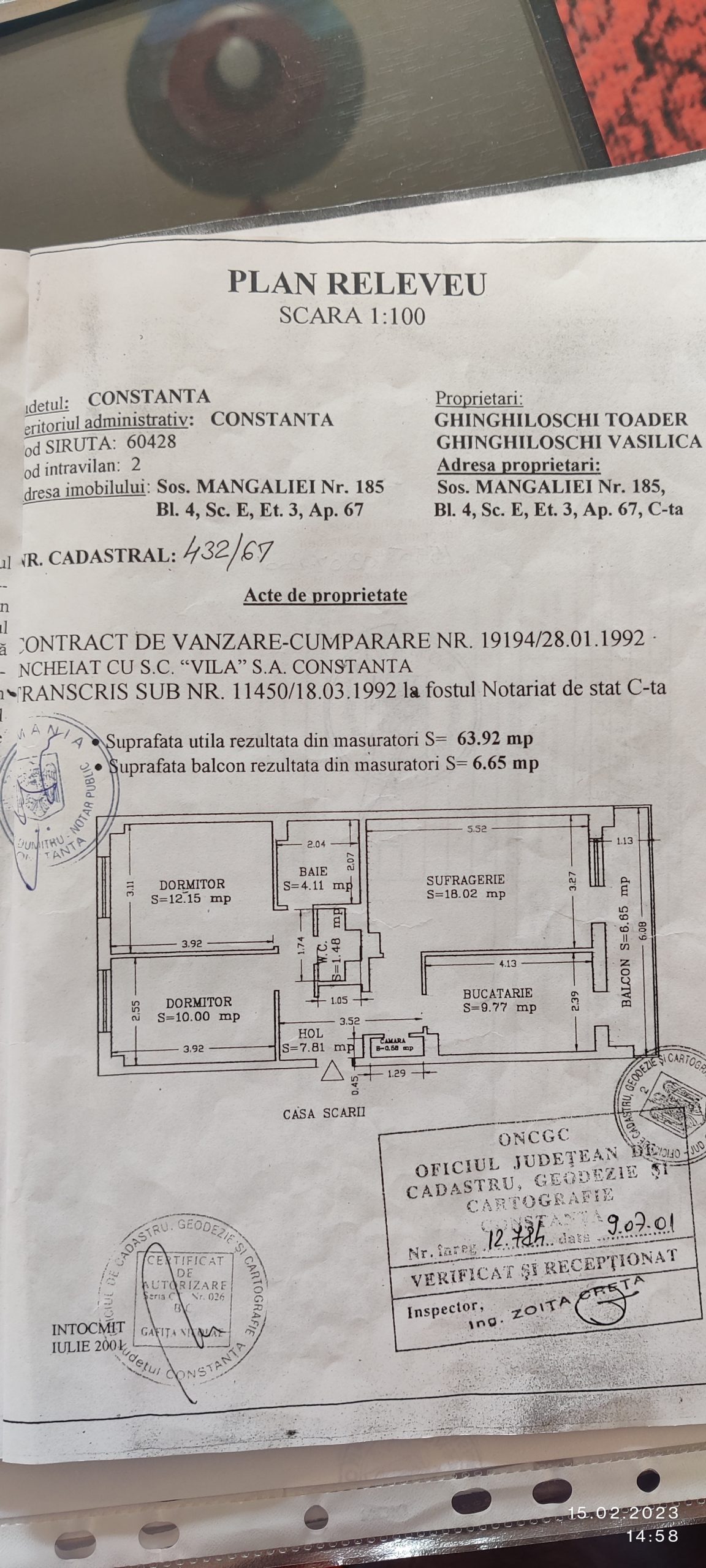 Apartament 3 camere km5