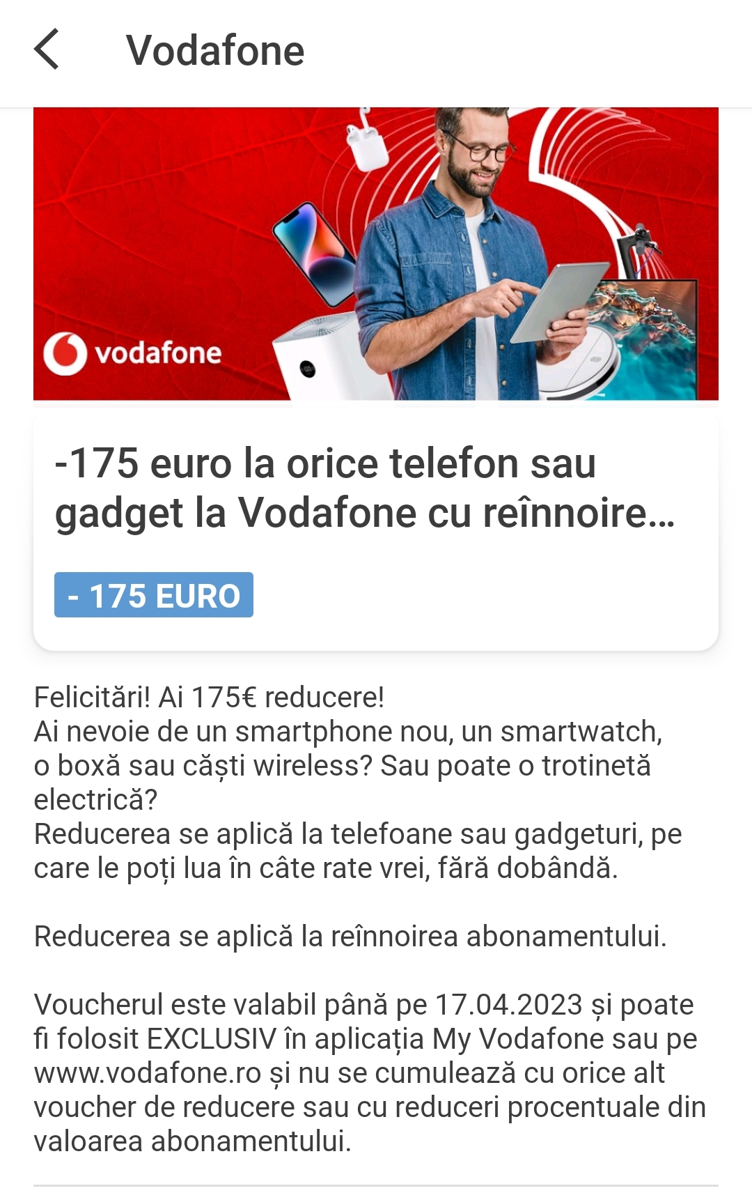 Vodafone cadou