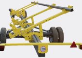 Cărucior de heder “Carrello 2 Axes” 7.6-10.7m