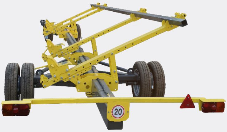 Cărucior de heder “Carrello 2 Axes” 7.6-10.7m