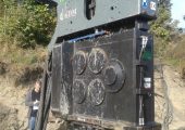 Used vibro hammer ICE 20 RFW to work on a crane or piling rig