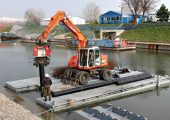Vibro hammer OVR 60S excavator mounted
