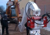 Vibro hammer OVR 80S excavator mounted