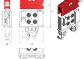Vibro hammer SVR 30 VM to work on a crane or piling rig