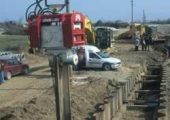 Vibro hammer OVR 40S excavator mounted