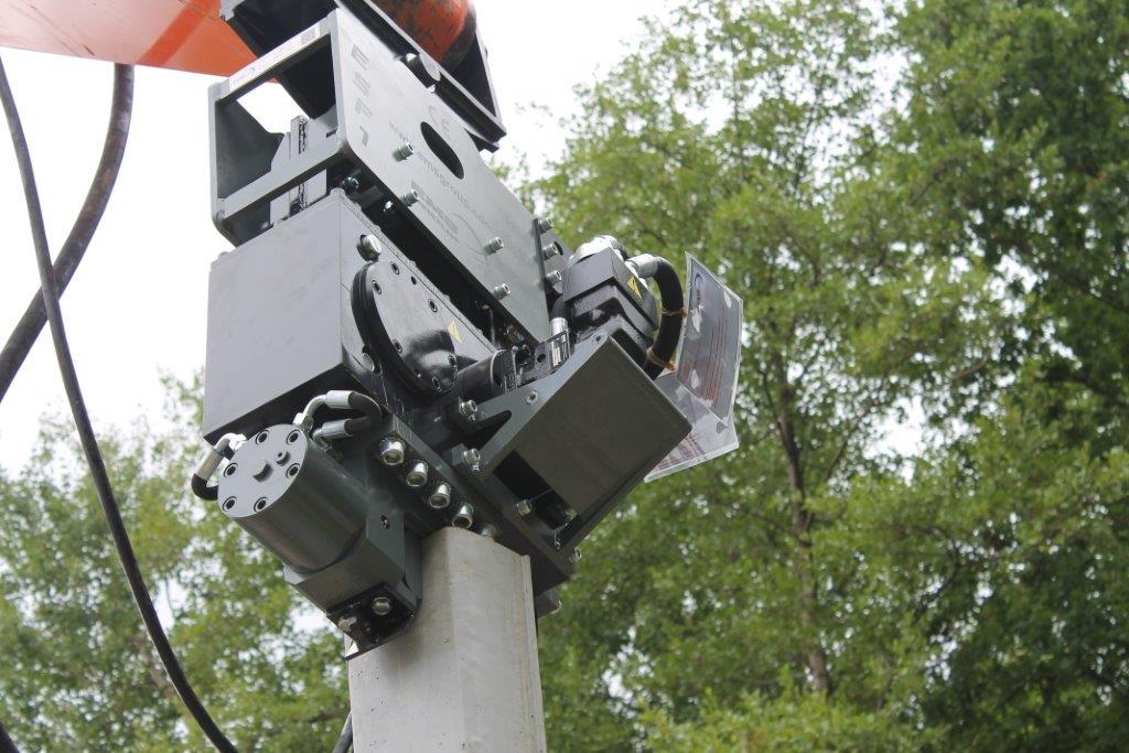 Used vibro hammer ESF 1 excavator mounted