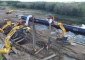 Vibro hammer OVR 80 VM to work on a crane or piling rig