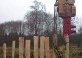 Used clamp for closed piles PVE 120T40