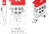 Vibro hammer SVR 16 VM to work on a crane or piling rig