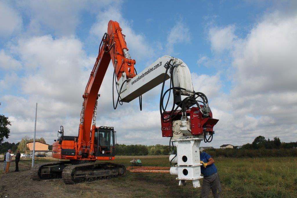 Used clamp for open piles ACN 40