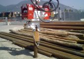 Vibro hammer OVR 40S excavator mounted