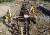 Vibro hammer OVR 80 VM to work on a crane or piling rig