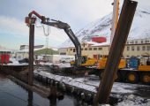 Vibro hammer OVR 40S excavator mounted