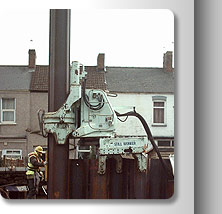 Pile press WP150 steel sheet piles
