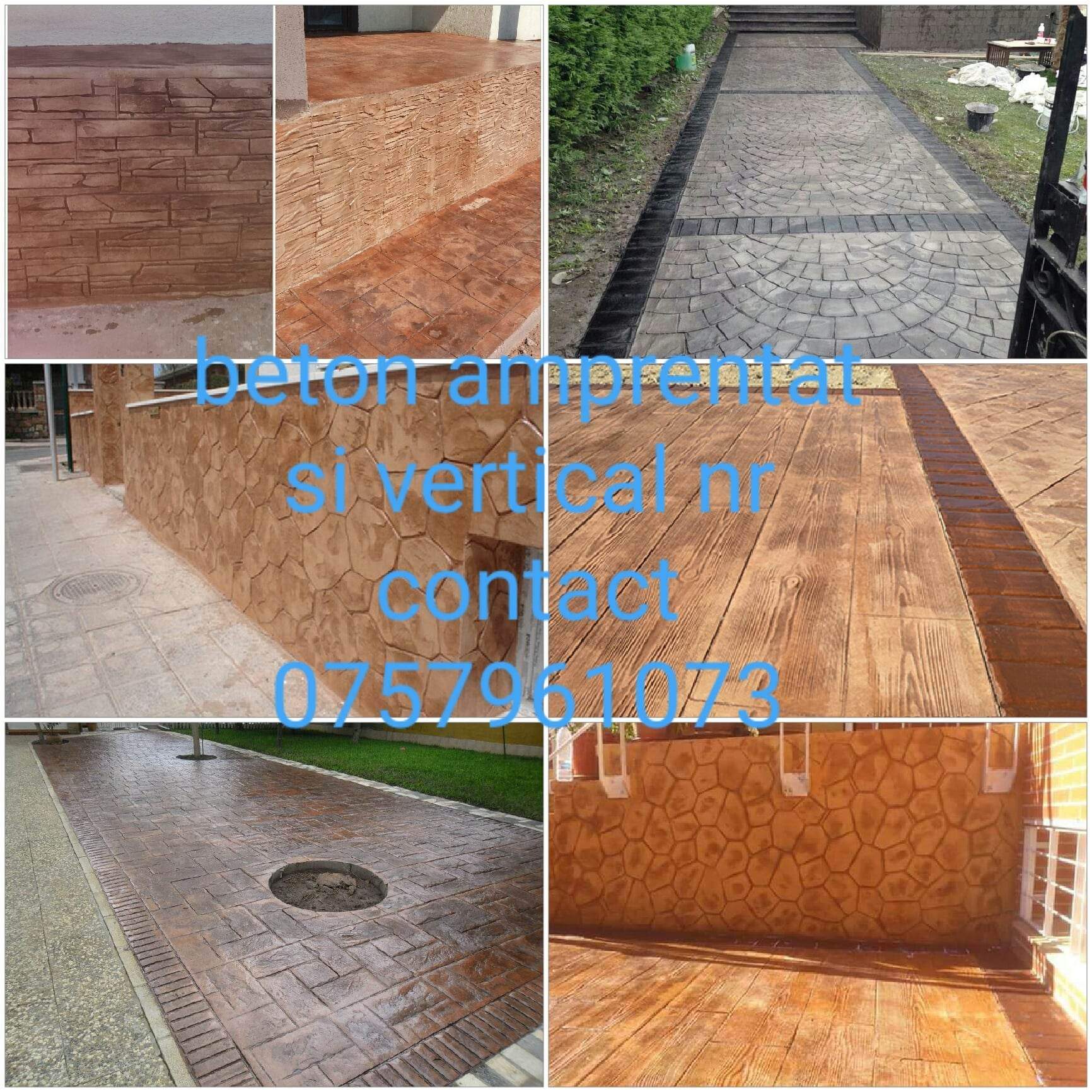 Beton amprentat
