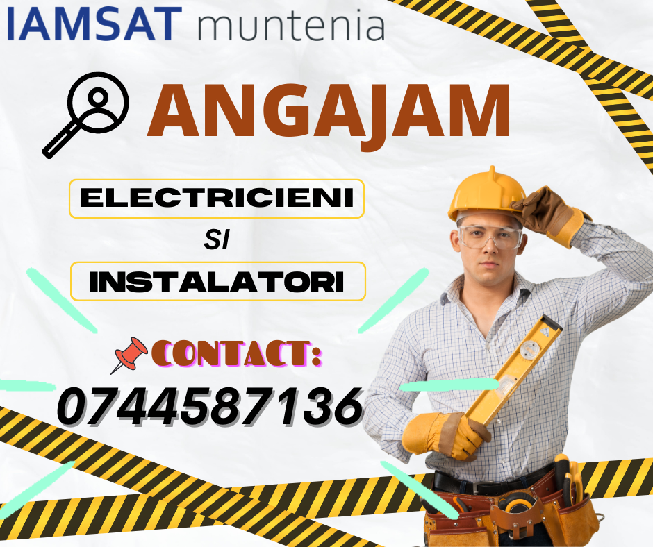 Angajam INSTALATOR!
