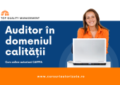 Curs online autorizat Auditor în domeniul calității