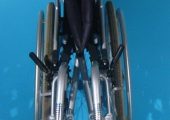 Scaun cu rotile din aluminiu Drive latime sezut 48 cm