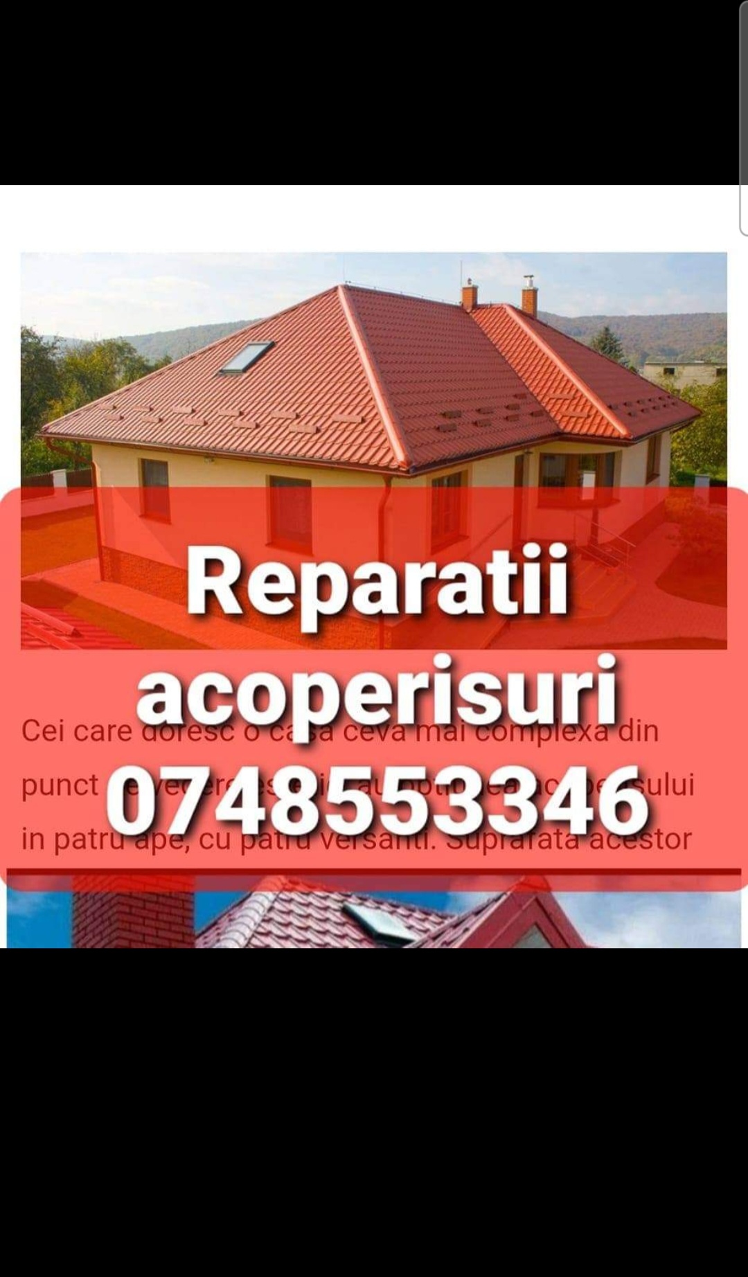 Reparații acoperișuri