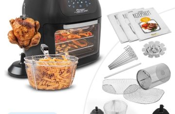 1-media-shop-power-airfryer-multi-function-deluxe-1800w-afisaj-touch-screen-8-programe-presetate-black