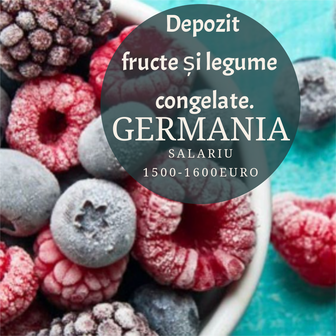 Depozit fructe și legume congelate(Germania)