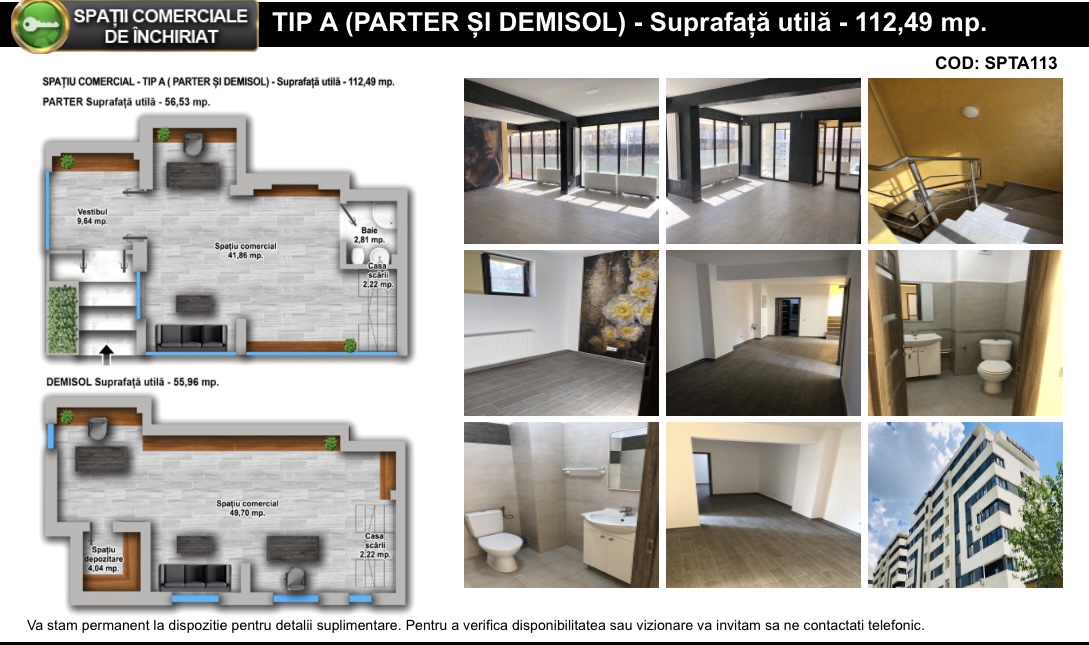 spatiu comercial de inchiriat in militari