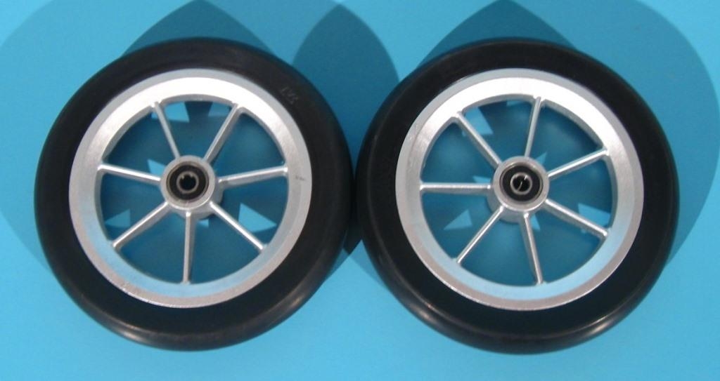 Roata cu cauciuc plin pentru carucior copii LMB set