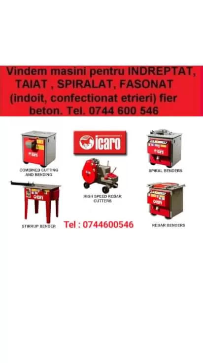 Masini taiat fier beton