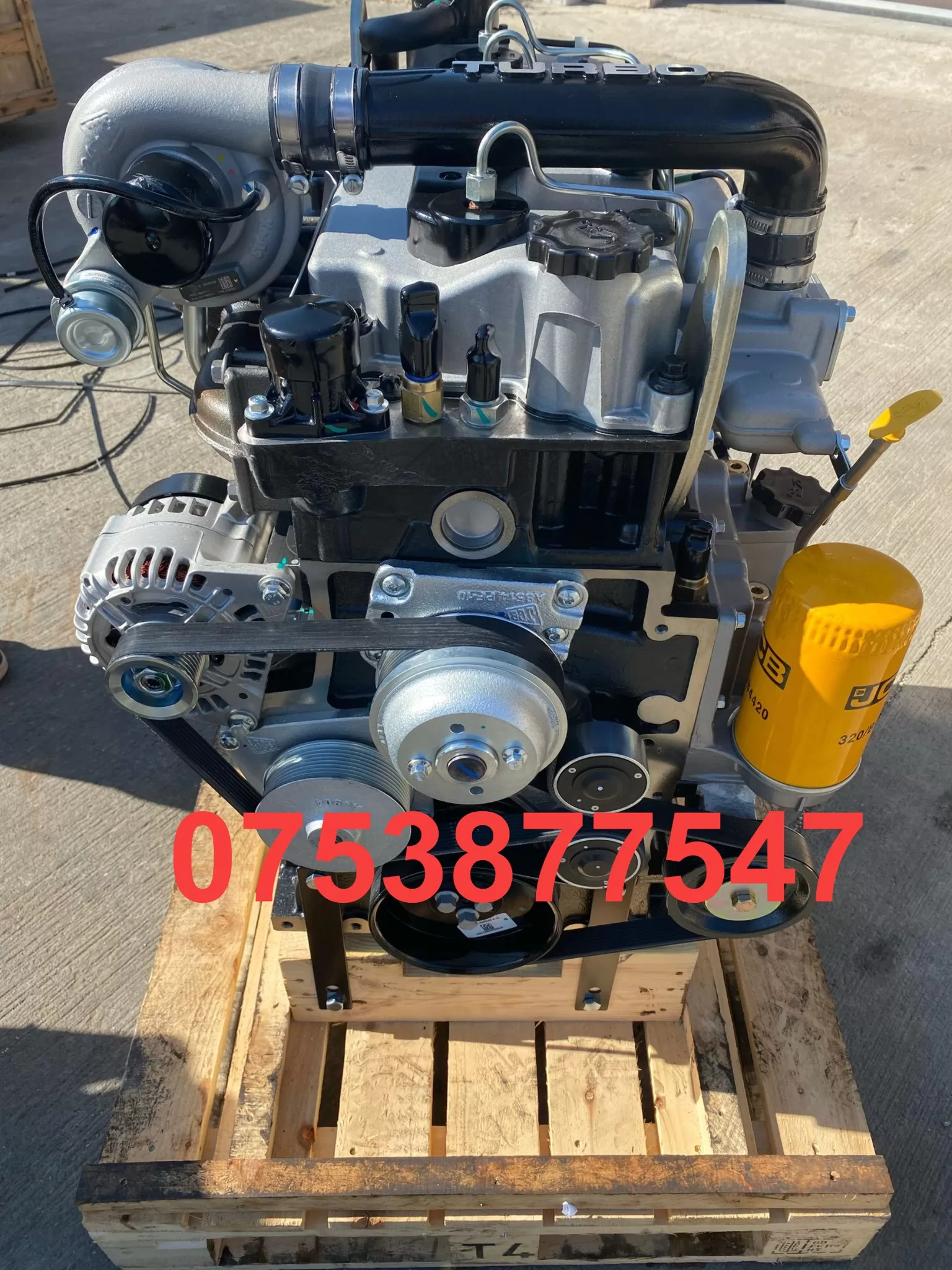 Motor JCB DieselMax NOU echipat total