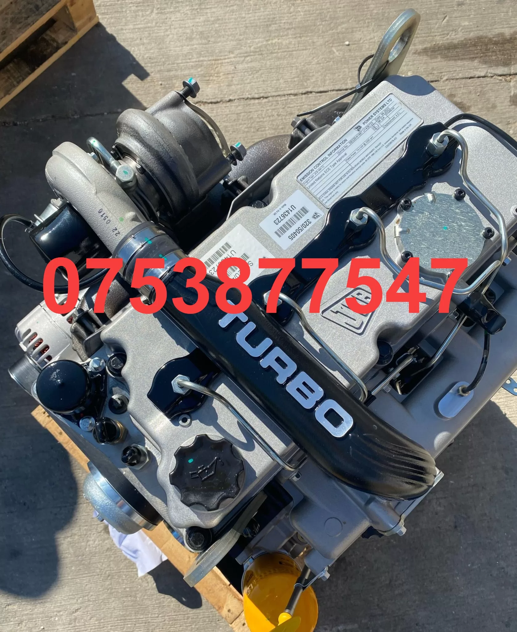 Motor JCB DieselMax NOU echipat total