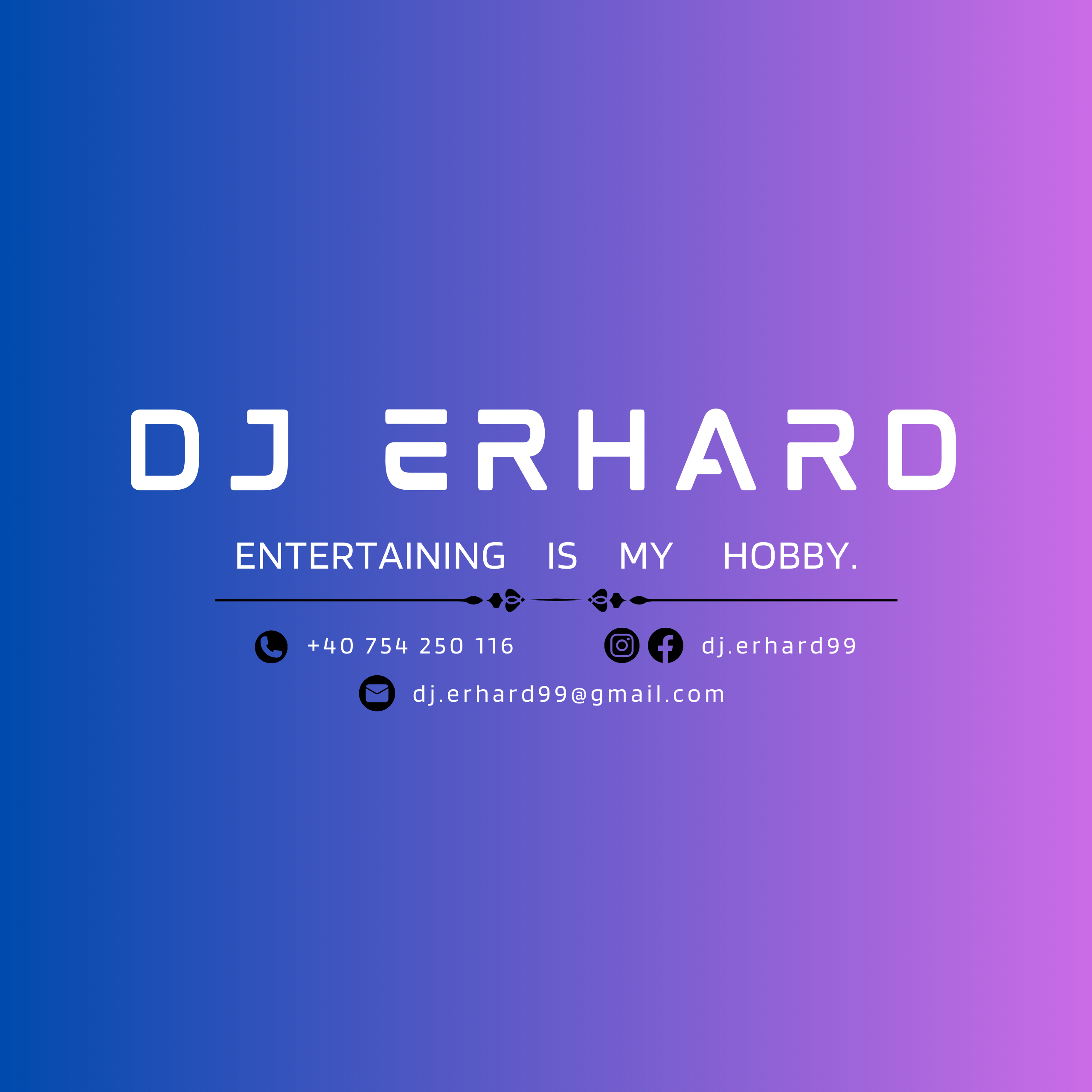 DJ ERHARD – Sonorizări Evenimente