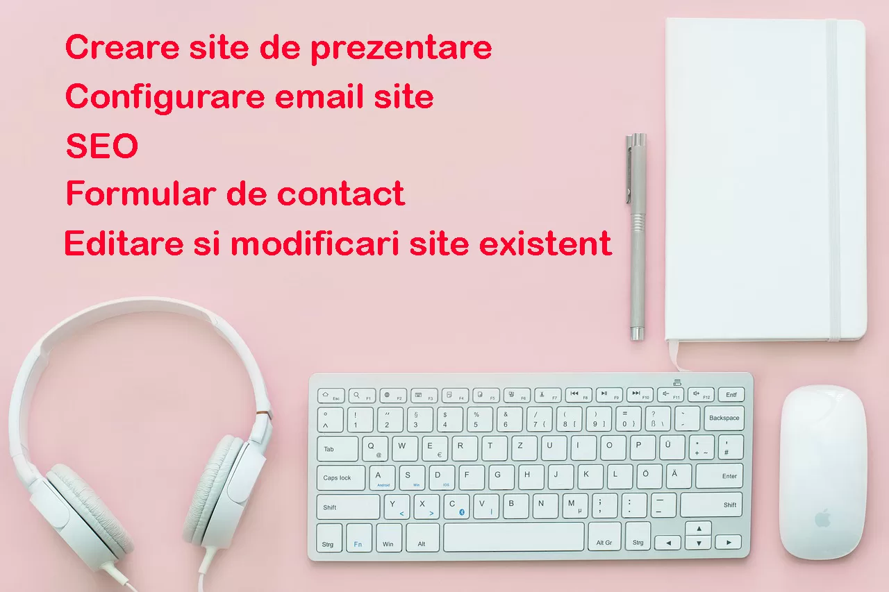 Realizare site web de prezentare editare site existent promovare