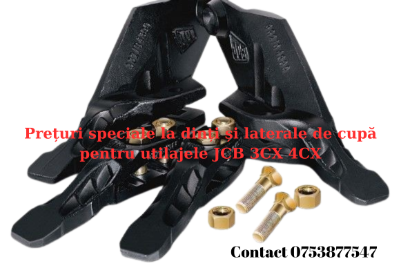 Dinți și laterale pentru JCB 3CX 4CX
