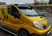 Deflector pe parbriz/parasolar pentru mașină