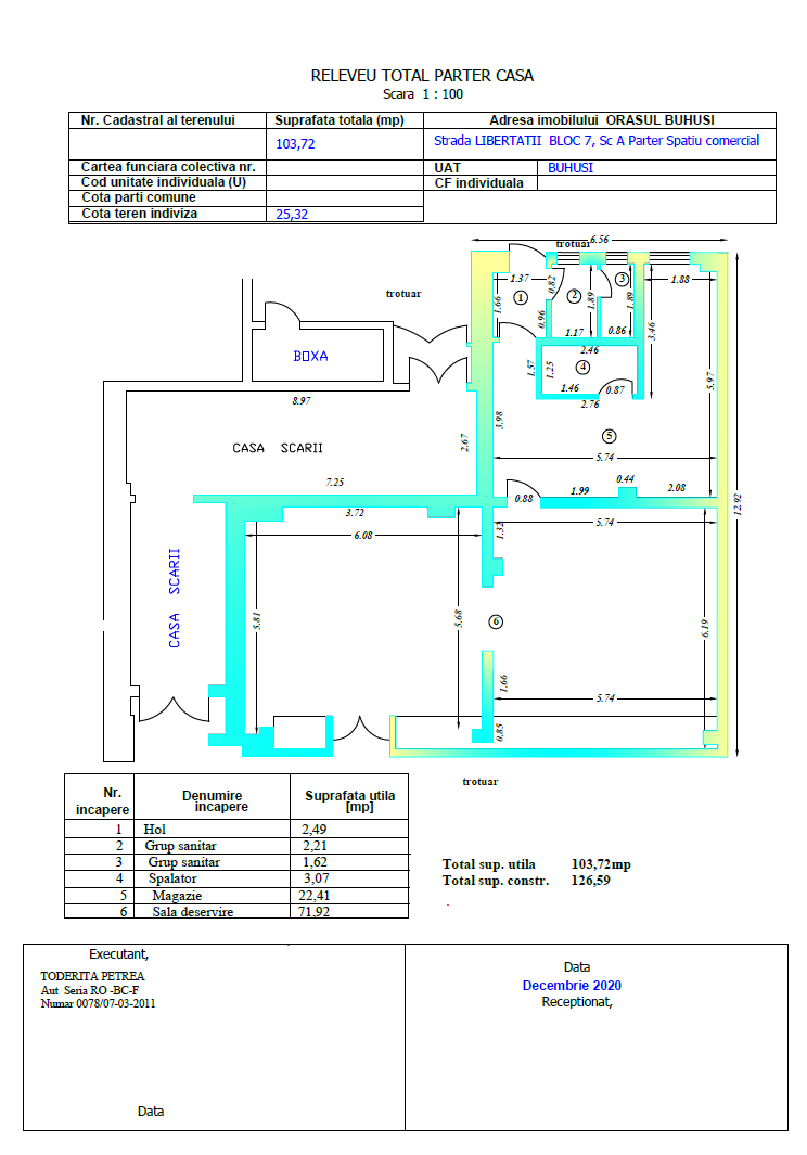 Vand Spatiu Comercial Buhusi Str Libertatii