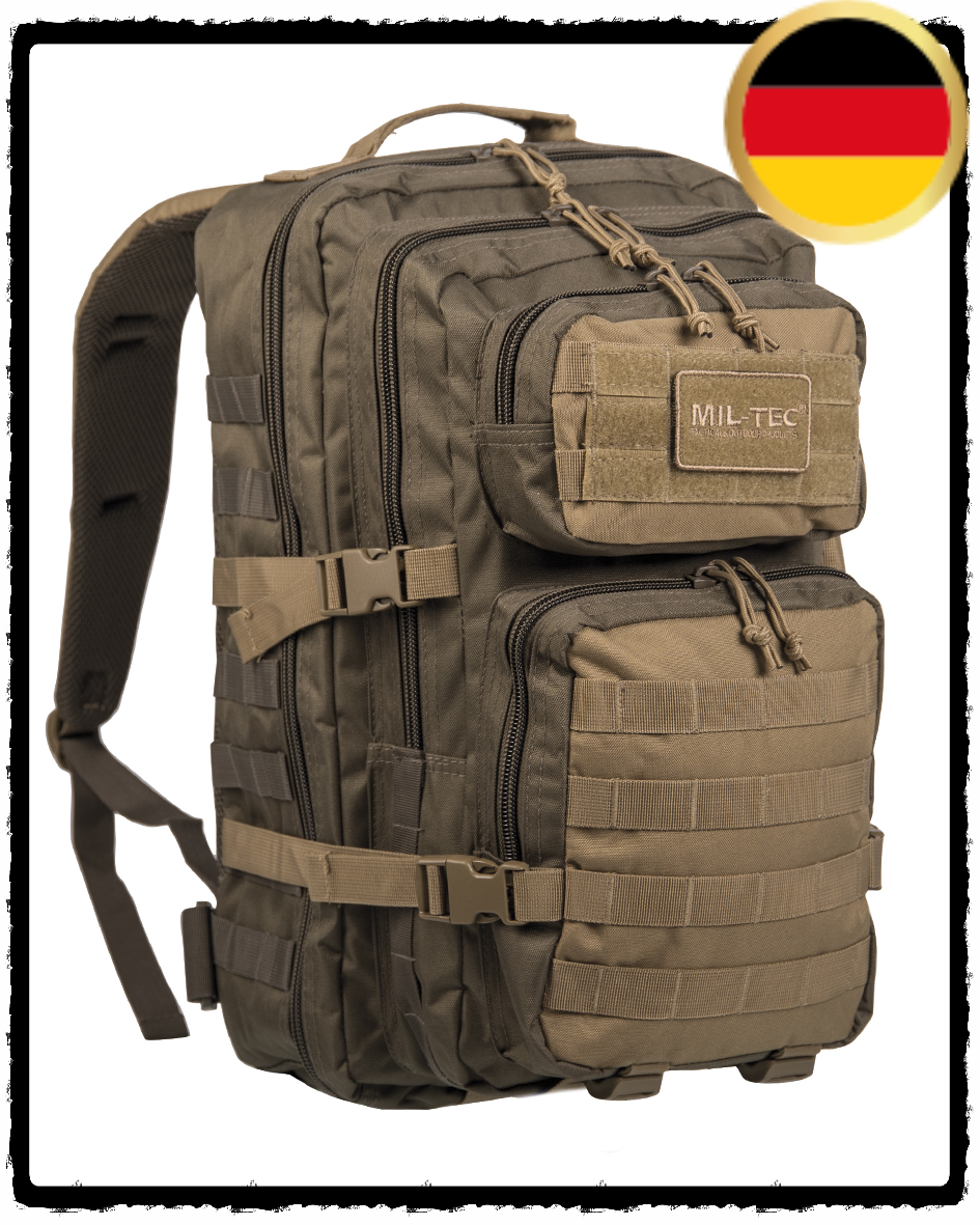 www.autenticshop.ro – GHIOZDAN MIL-TEC RANGER Verde/Coyote Rucsac Oras Geanta Rucsac Militar Nou