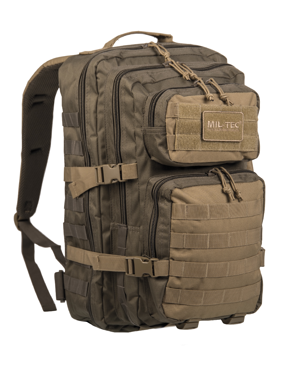 www.autenticshop.ro – GHIOZDAN MIL-TEC RANGER Verde/Coyote Rucsac Oras Geanta Rucsac Militar Nou